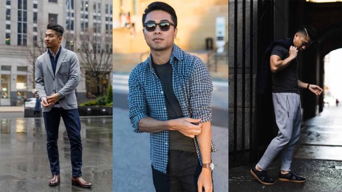 Modern men's casual fashion